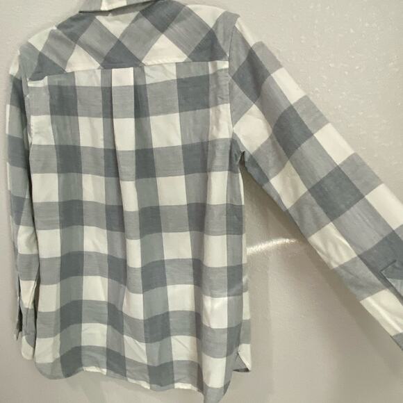 Vineyard‎ vines, long sleeve checkered top button down size 00 - Picture 5 of 9